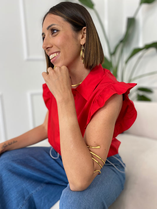 Orecchini serpente tondo