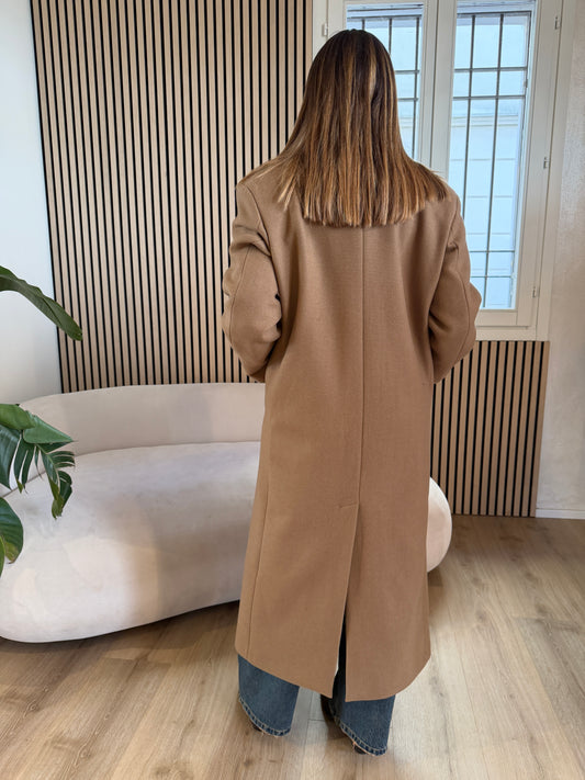Cappotto lungo in panno