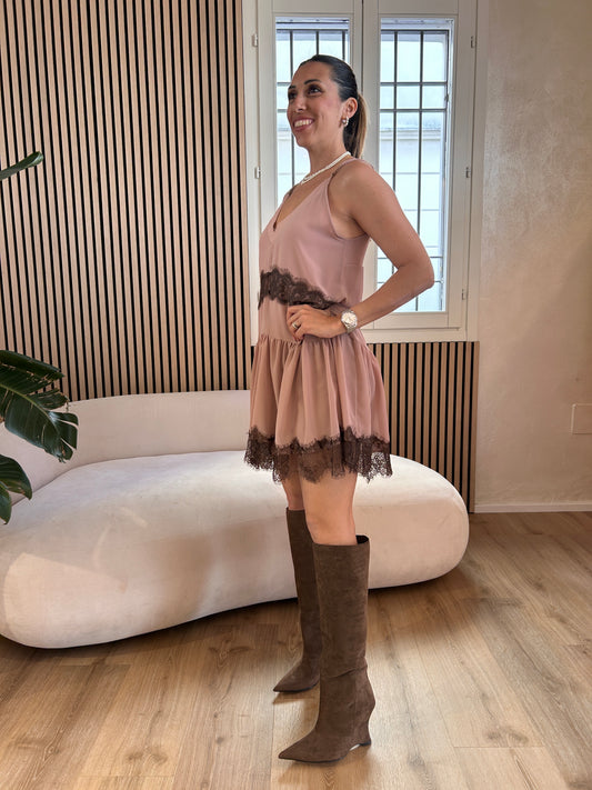 Mini abito sottoveste