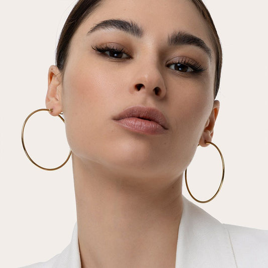 Orecchini a cerchio maxi