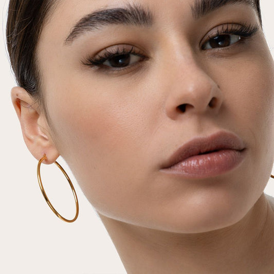 Orecchini a cerchio medi