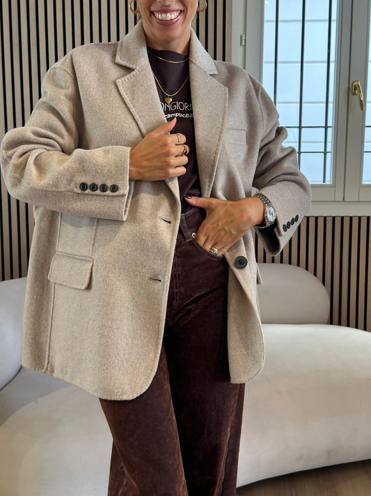 Cappotto outdoor tortora