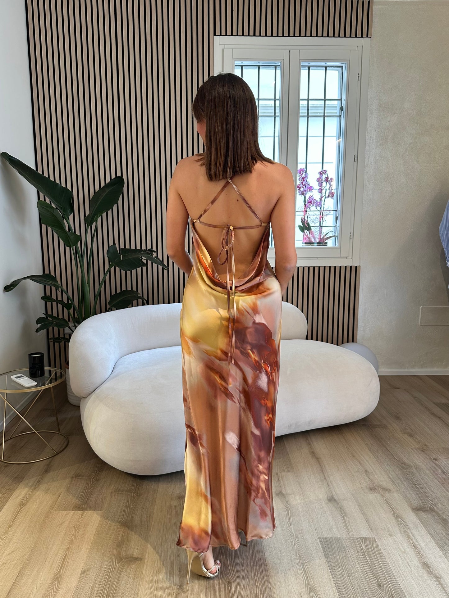 Abito viscosa tie dye
