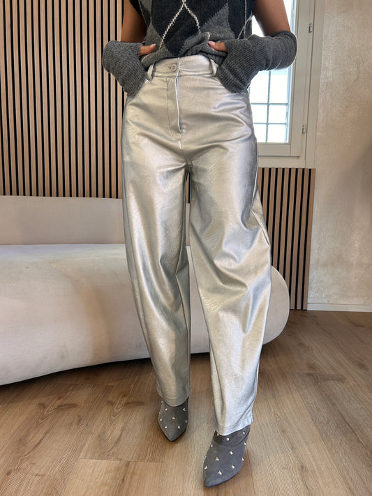 Pantalone argento