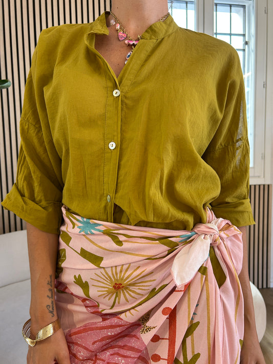 Camicia voile Golden Oil