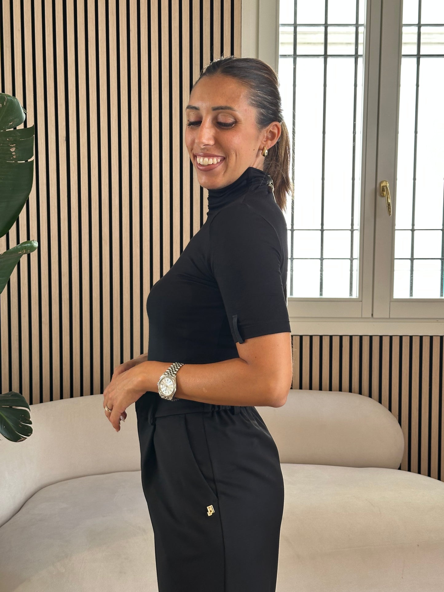Dolcevita in viscosa a mezza manica