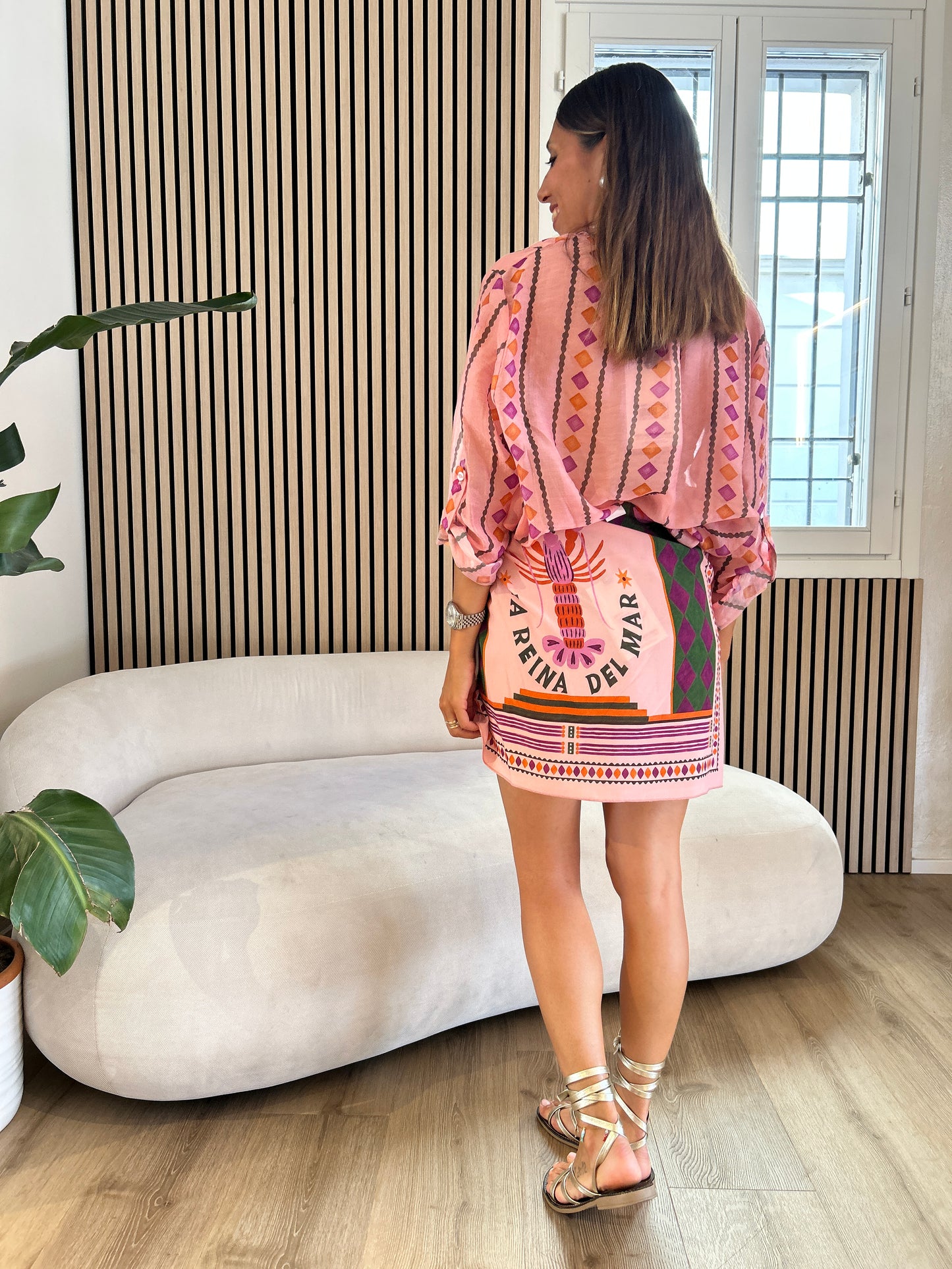Camicia fantasia rombi