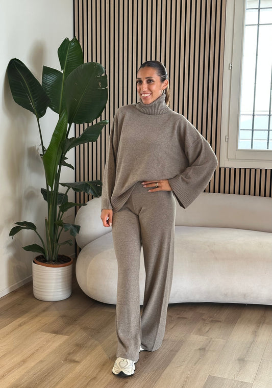 Pantalone in misto lana