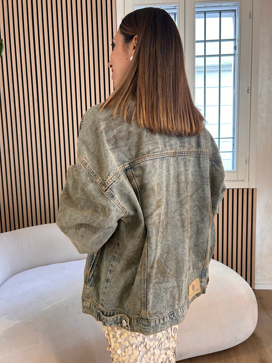 Giubbino over spennellato