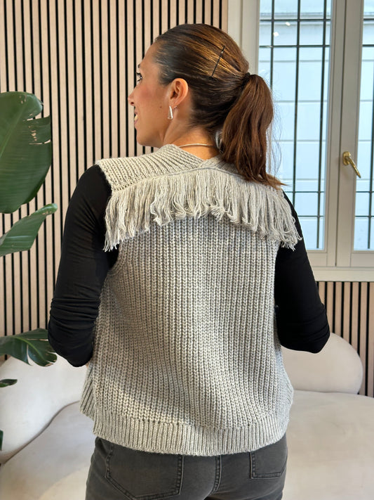 Gilet lavorato a maglia