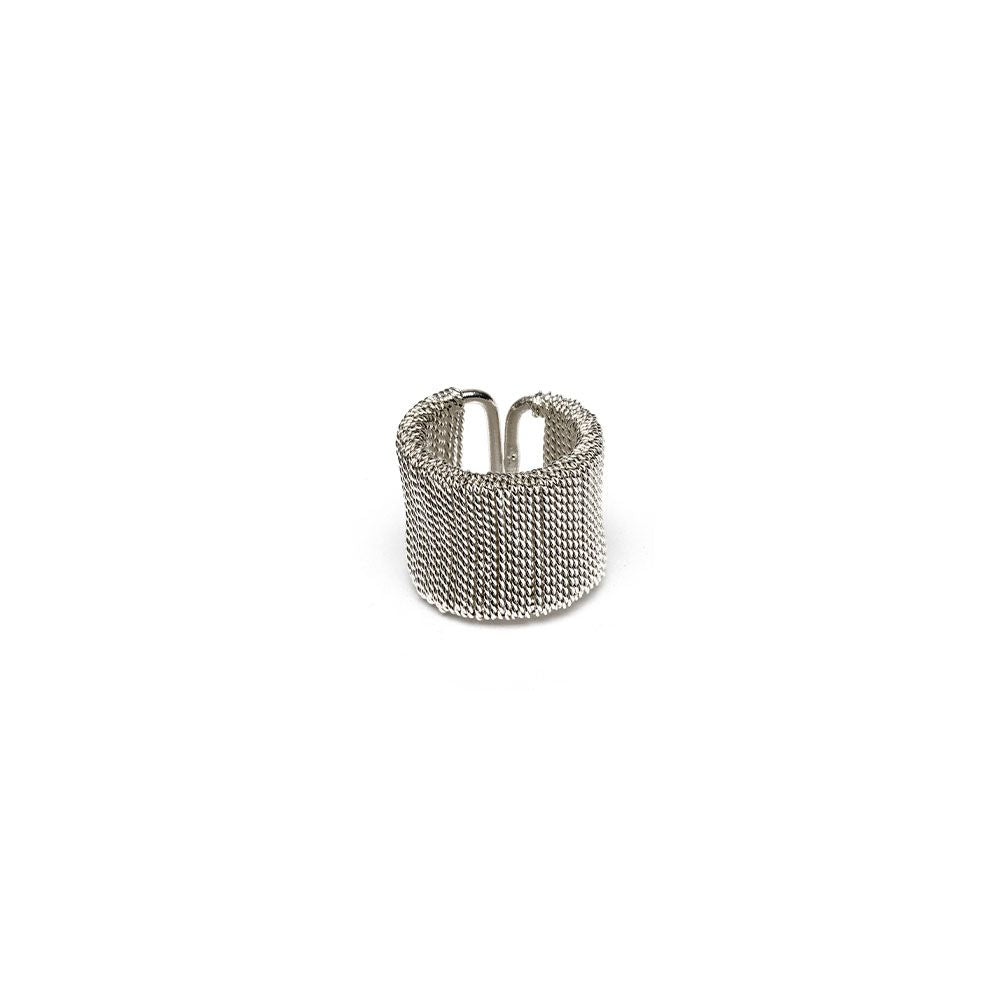 Anello fascia sottile intrecciato