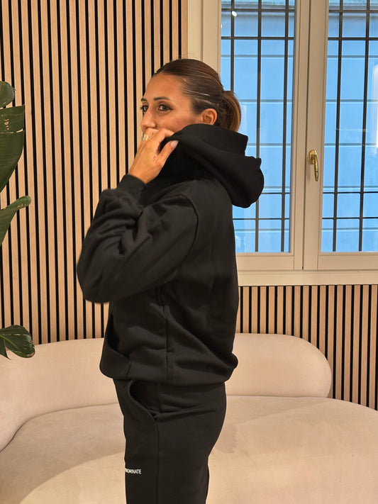 Felpa donna cappuccio basica