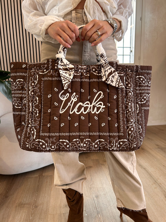 Borsa ibiza quilted bag - bandana