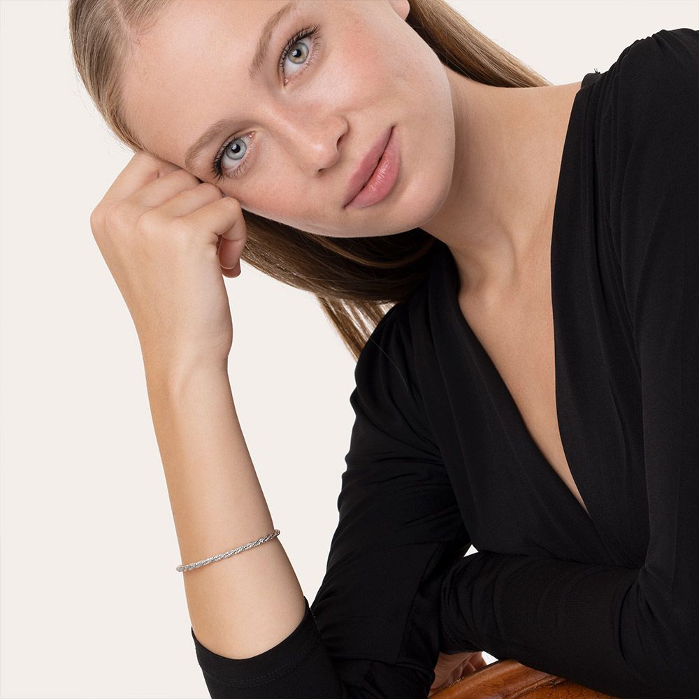 Bangle aperto torchon