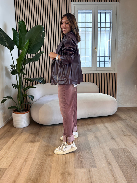 Jeans Mandy bordeaux