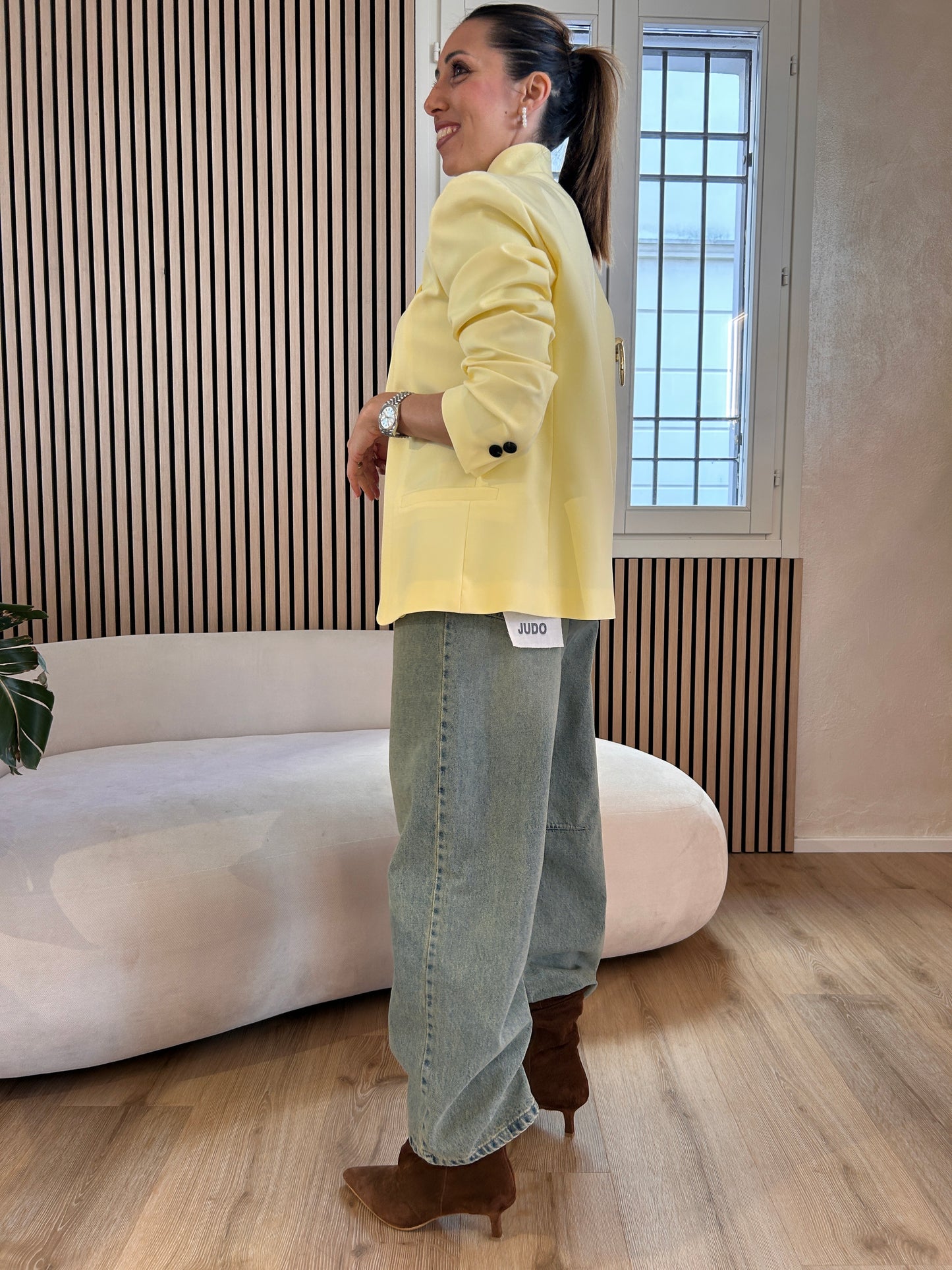 Giacca coreana giallo