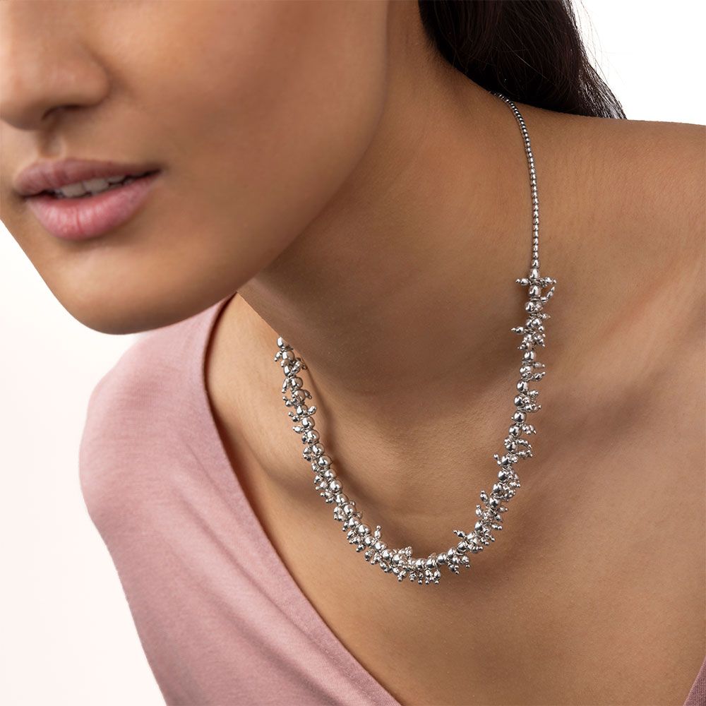 Collana sfere mogra