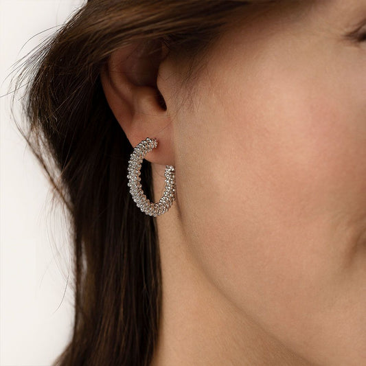 Orecchini cerchio piccolo giunko