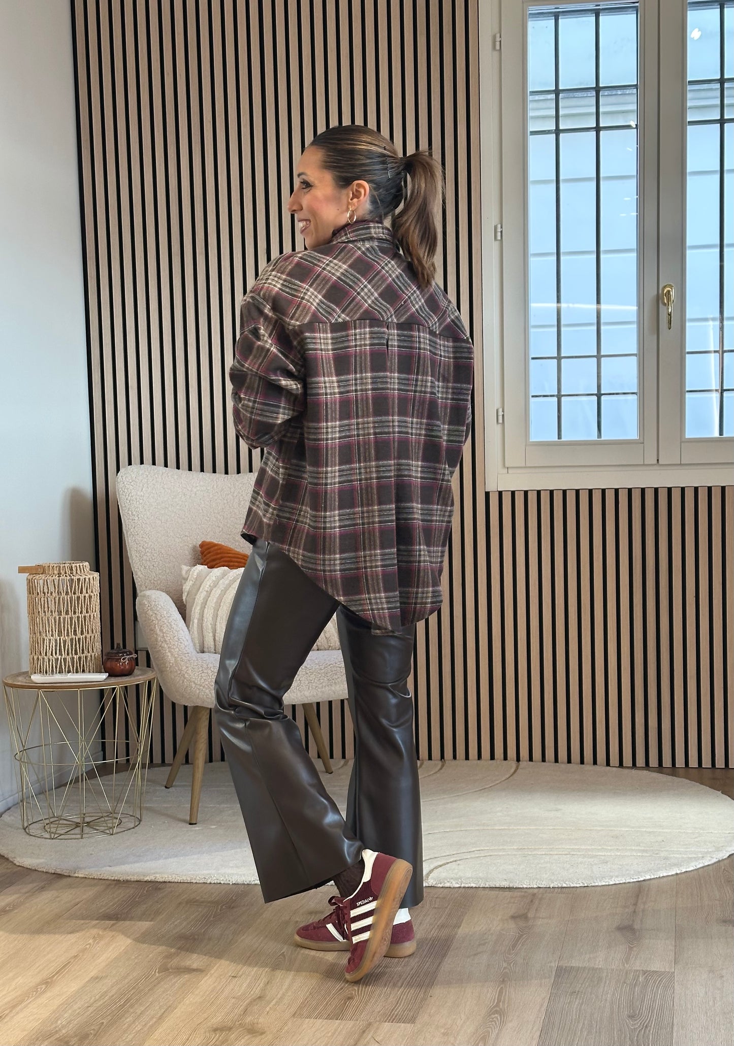 Panta trombetta ecopelle