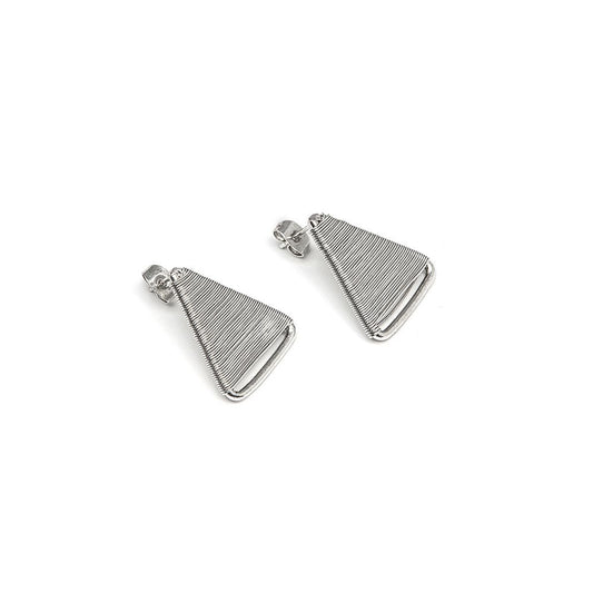 Orecchini triangolo filo sottile