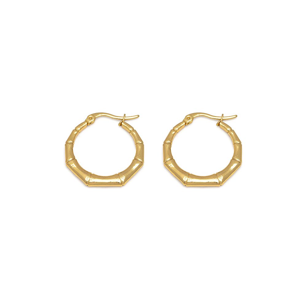 Orecchini hoops bamboo