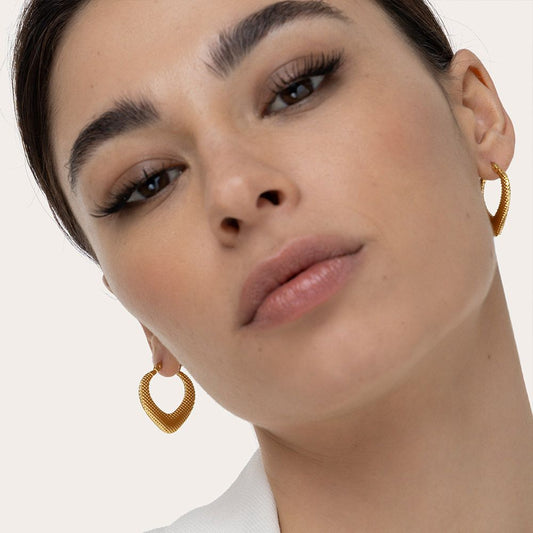 Orecchini goccia serpente