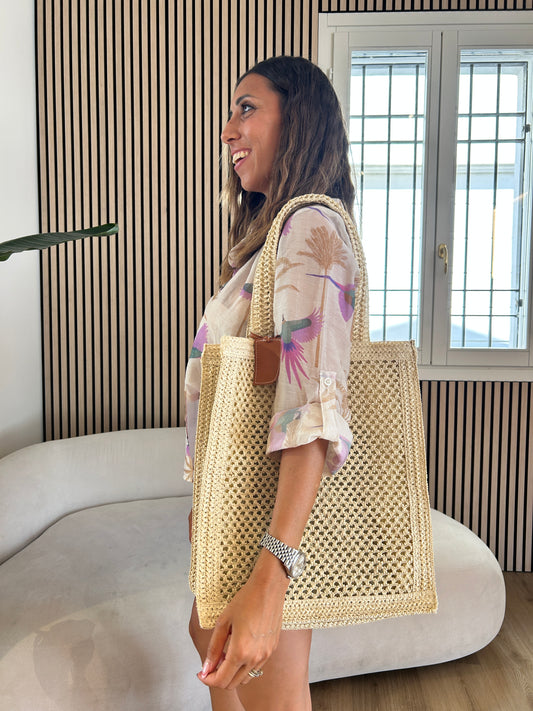 Beachbag light brown
