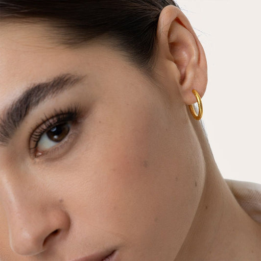 Orecchini hoops serpente piccoli