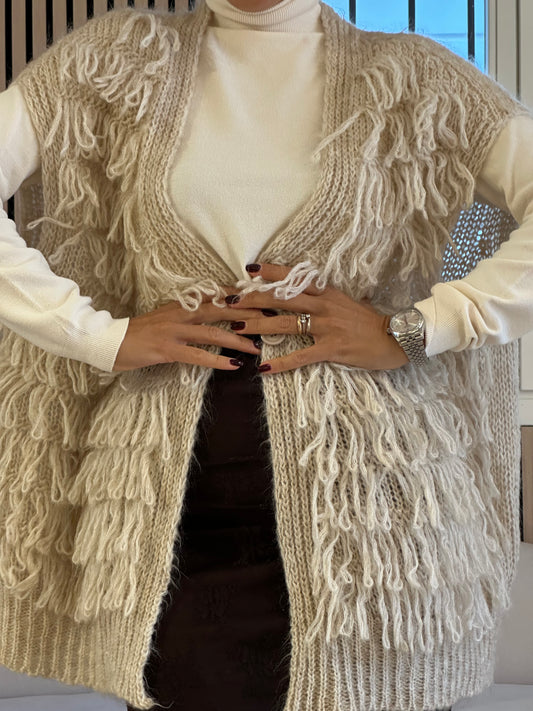 Gilet punto pannocchia