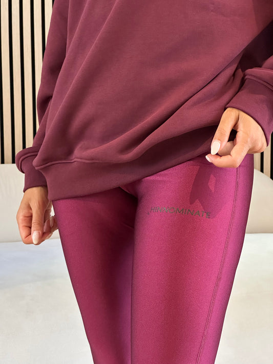 Leggins in lycra a vita alta