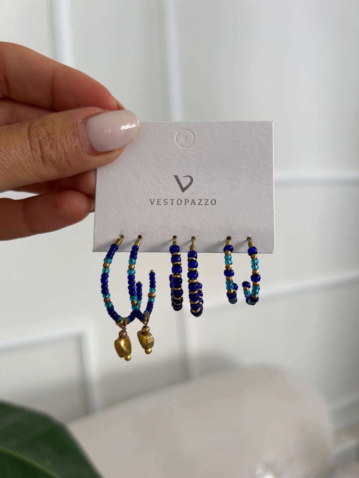 Orecchini tris cerchietti mix