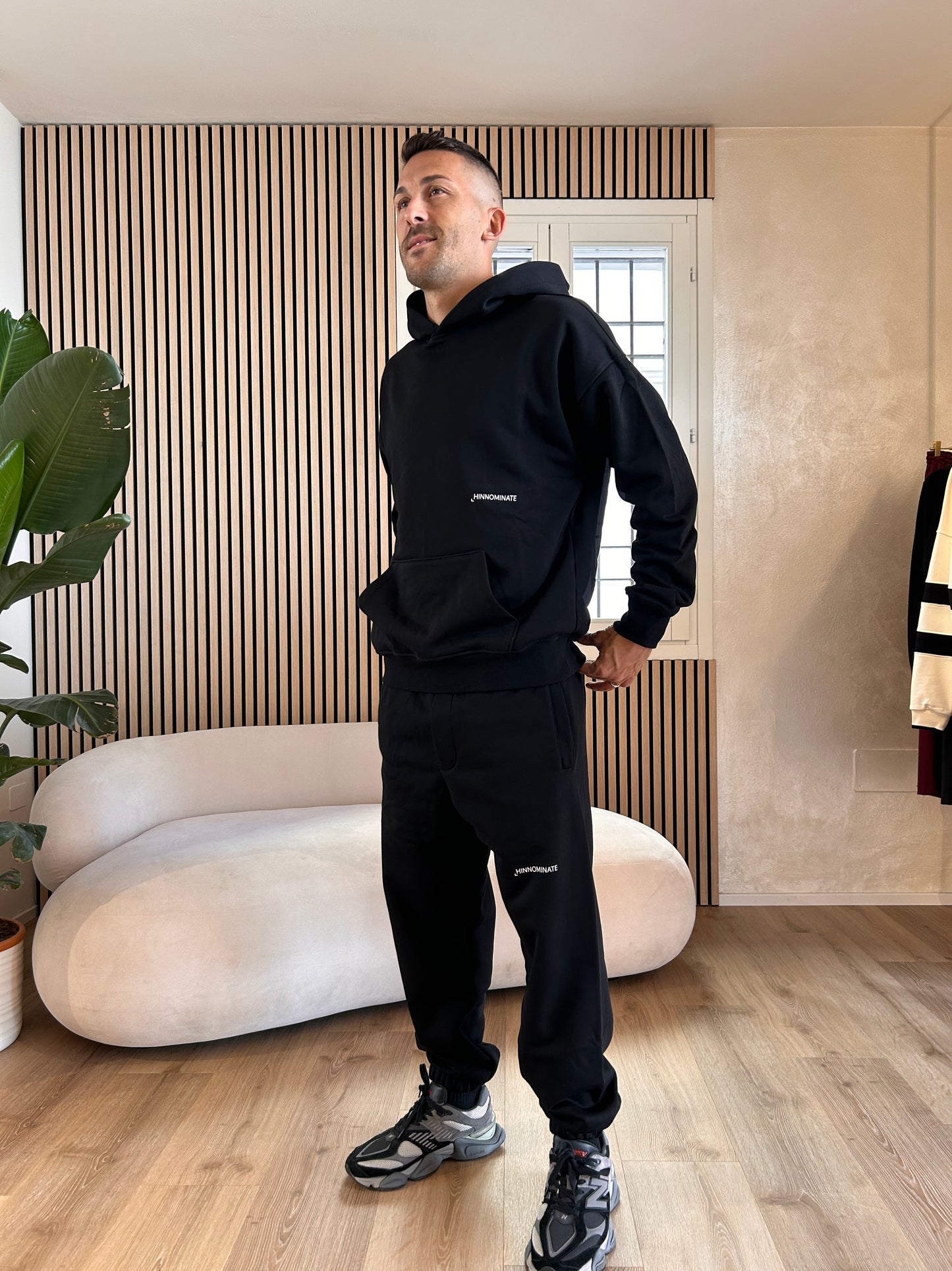 Pantalone Uomo basico in felpa