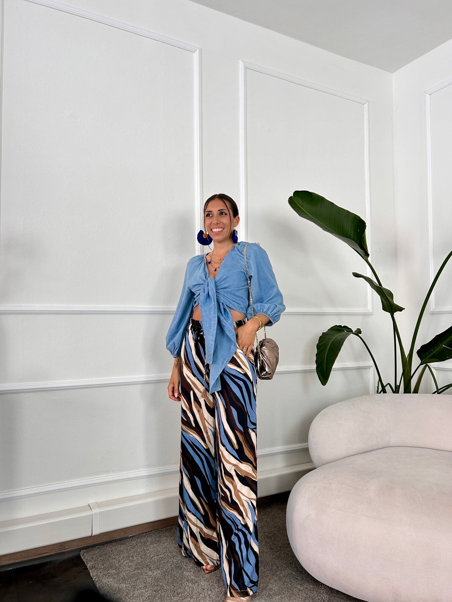 Orecchini frange ventaglio