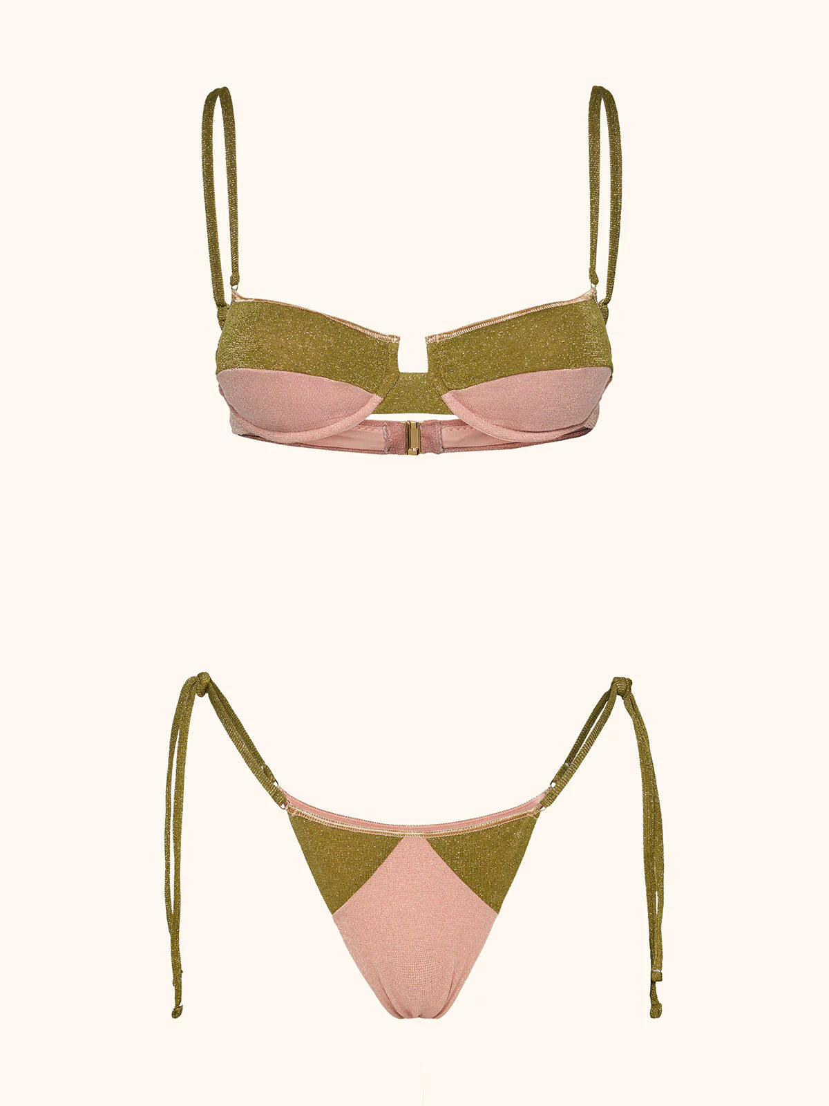 Bikini pink/green