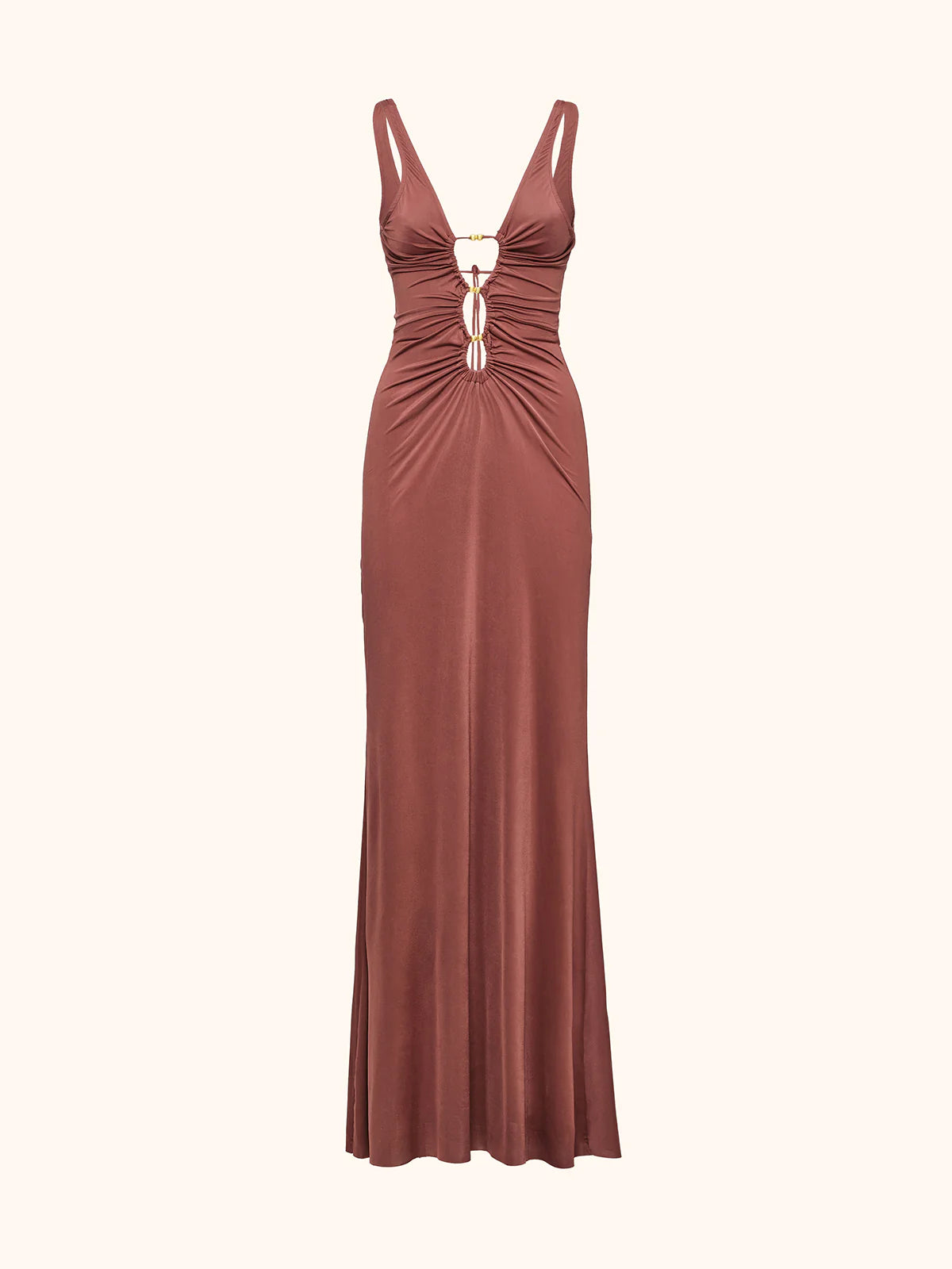 Vestito lungo Brown