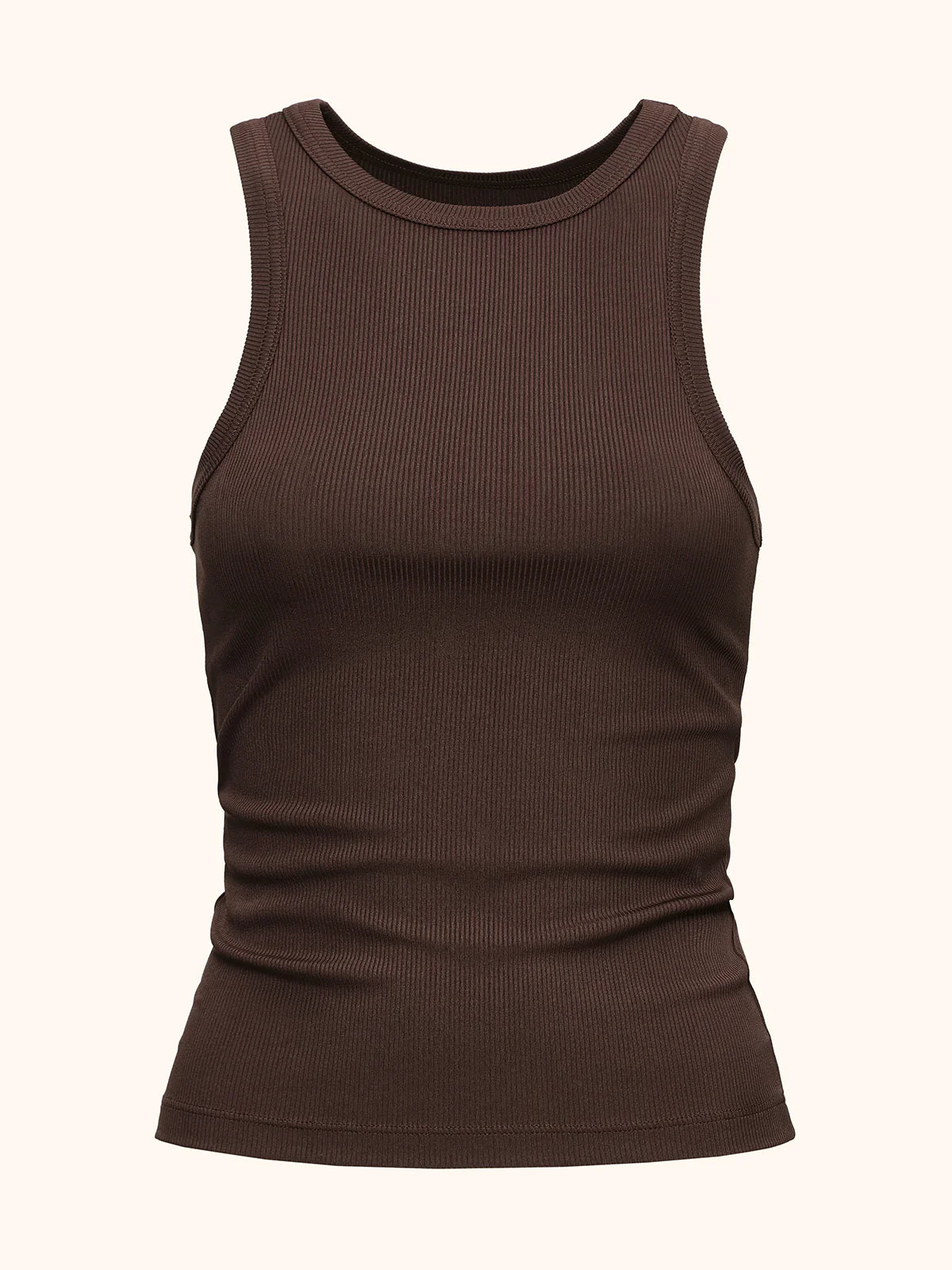 Canotta costina Brown