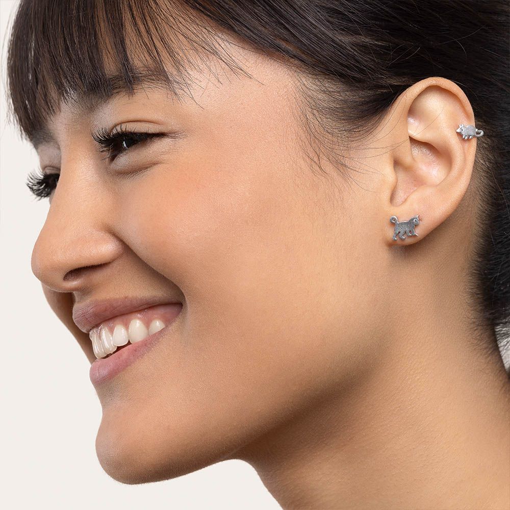 Orecchini gatto / topo