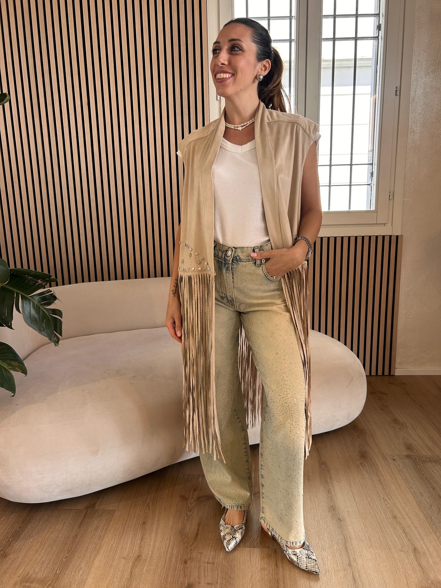 Gilet frange