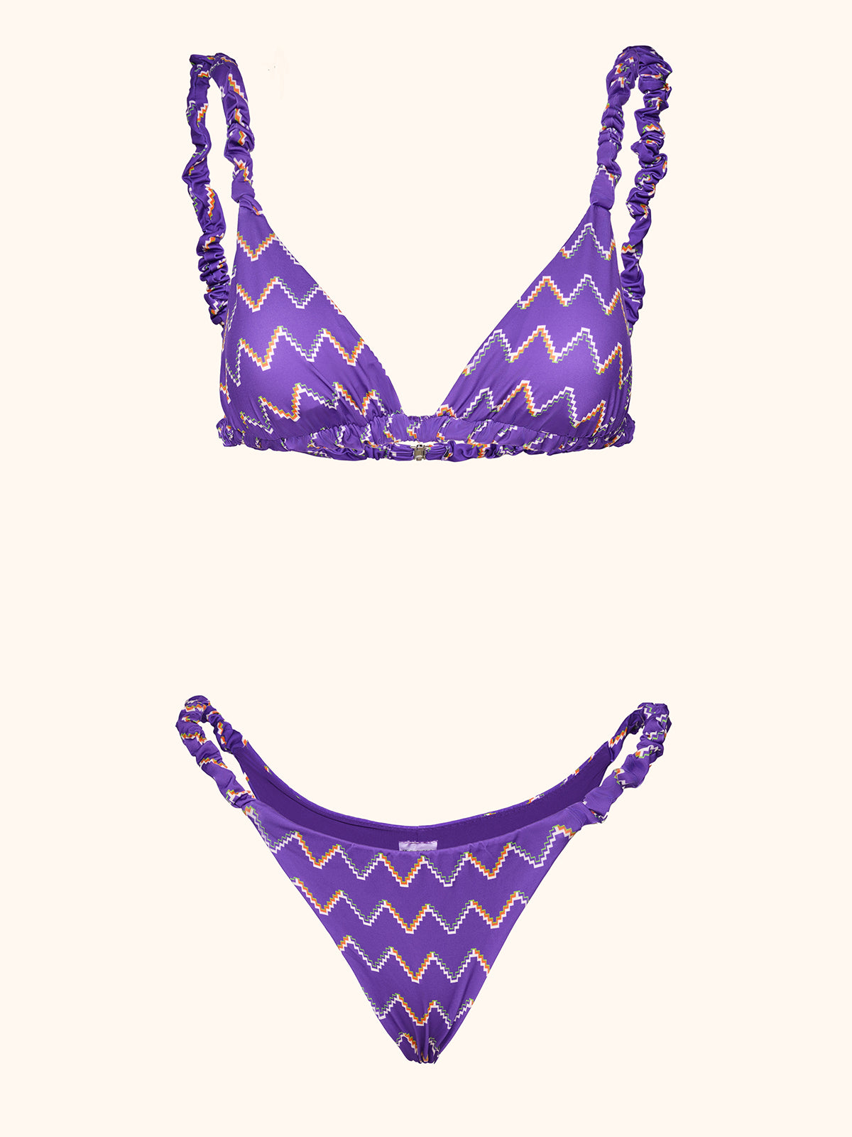 Bikini zig zag viola
