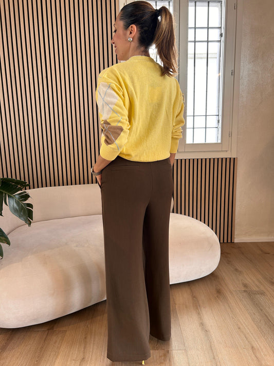 Pantalone cintura moro