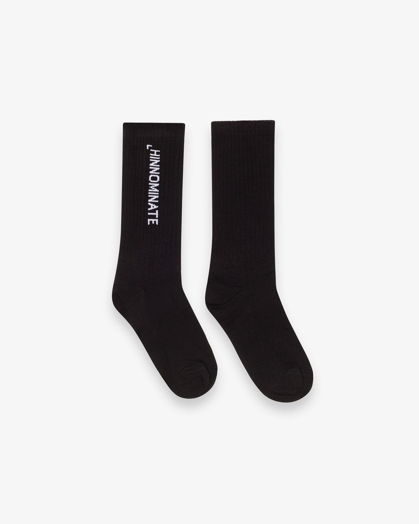 Calza con intarsio verticale nero