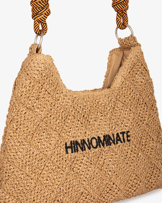 Borsa rafia a tracolla