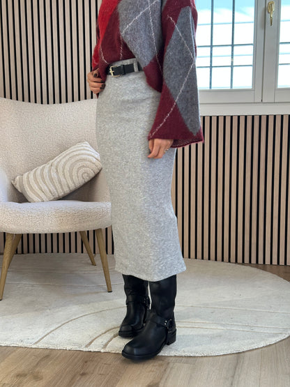 Gonna lunga con cintura