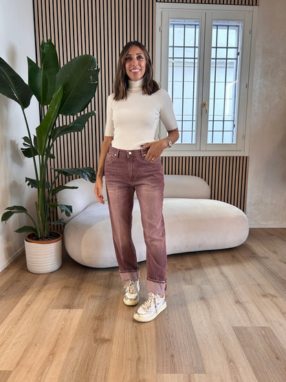 Jeans Mandy bordeaux