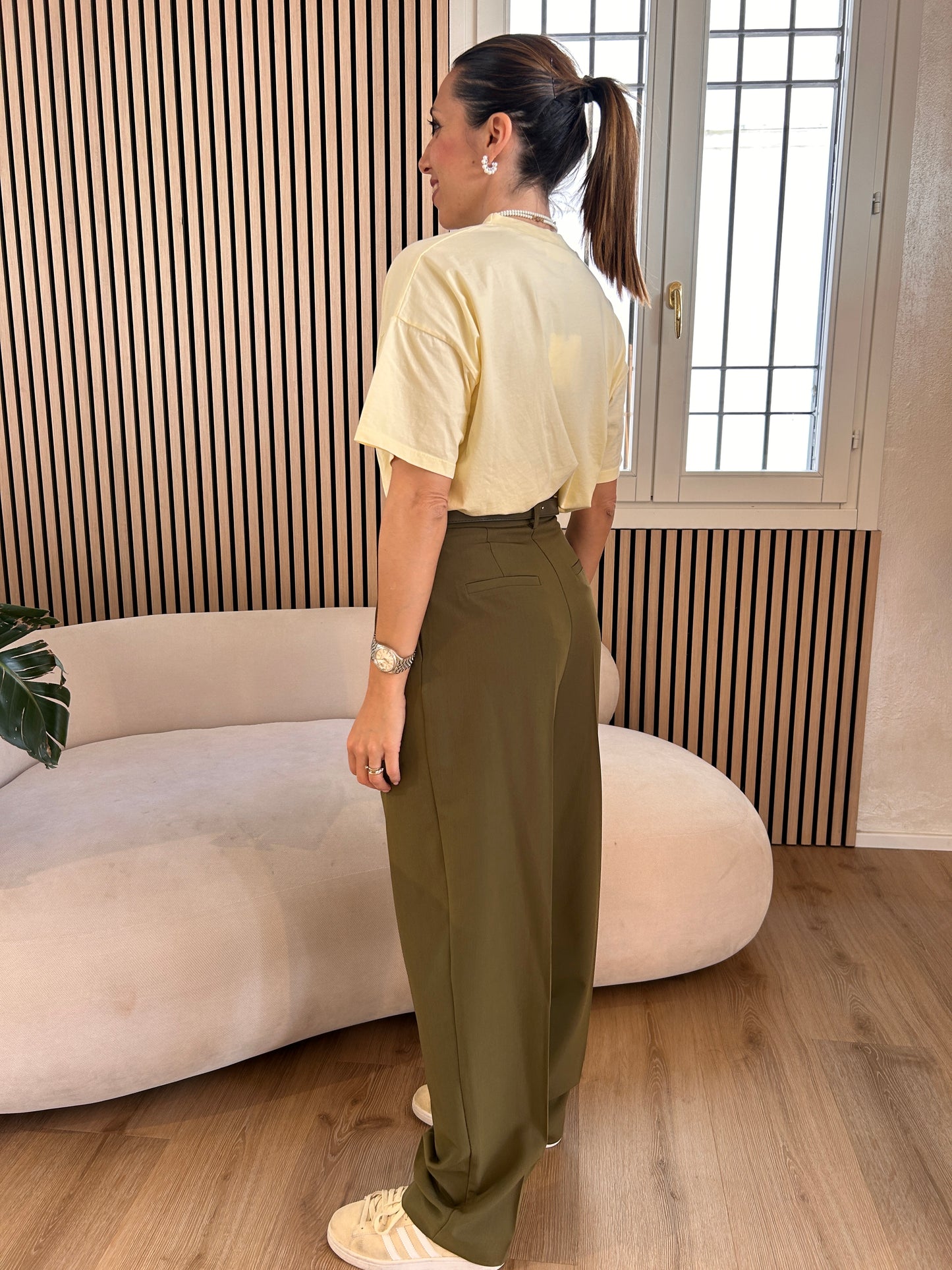 Pantaloni pistacchio