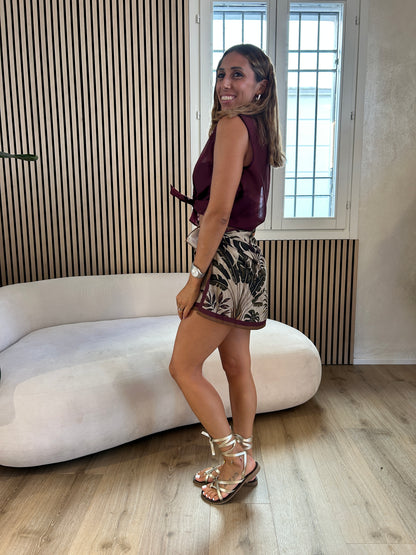 Camicia smanicata nodo India
