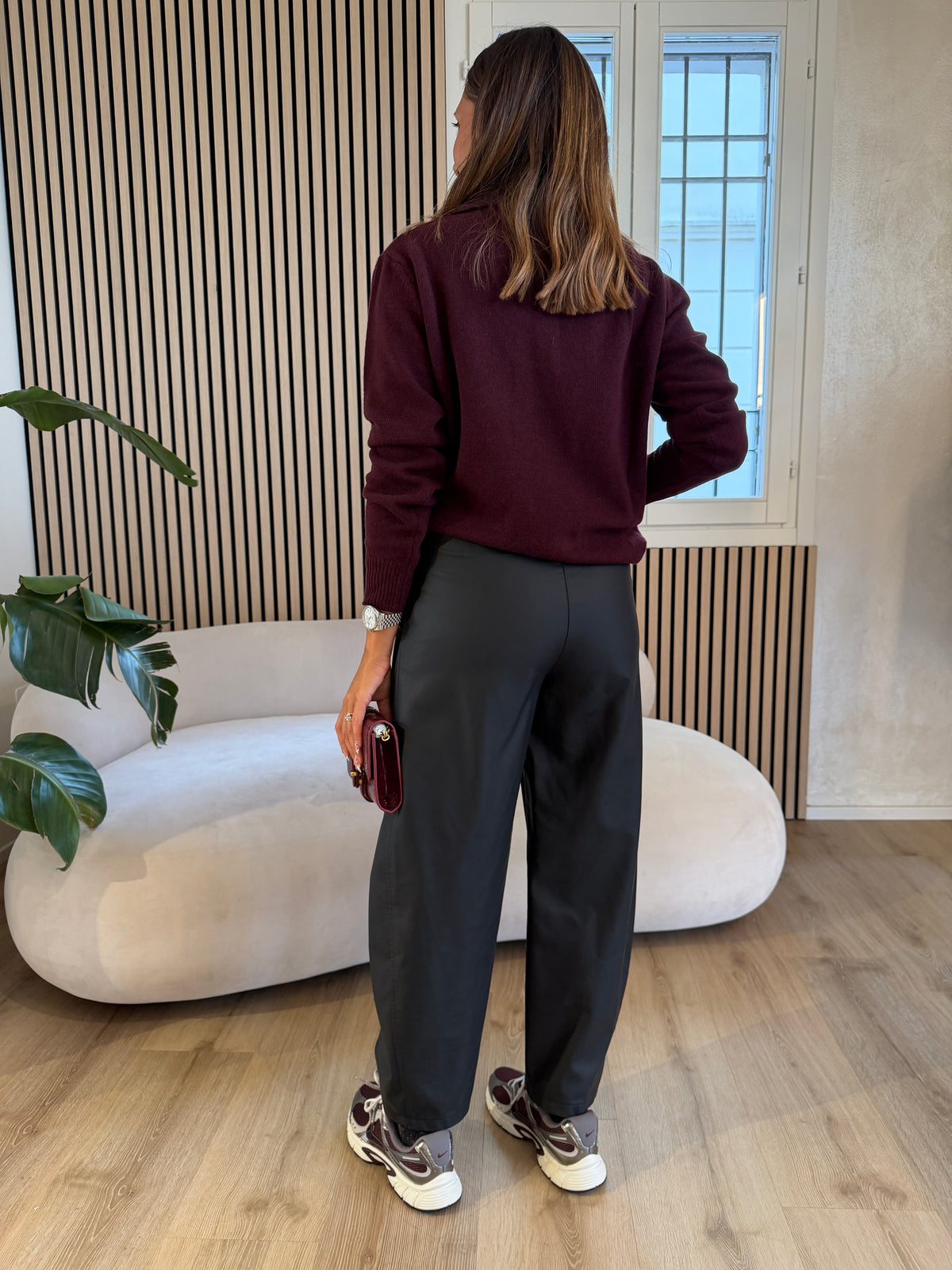 Pantaloni Balloon nero
