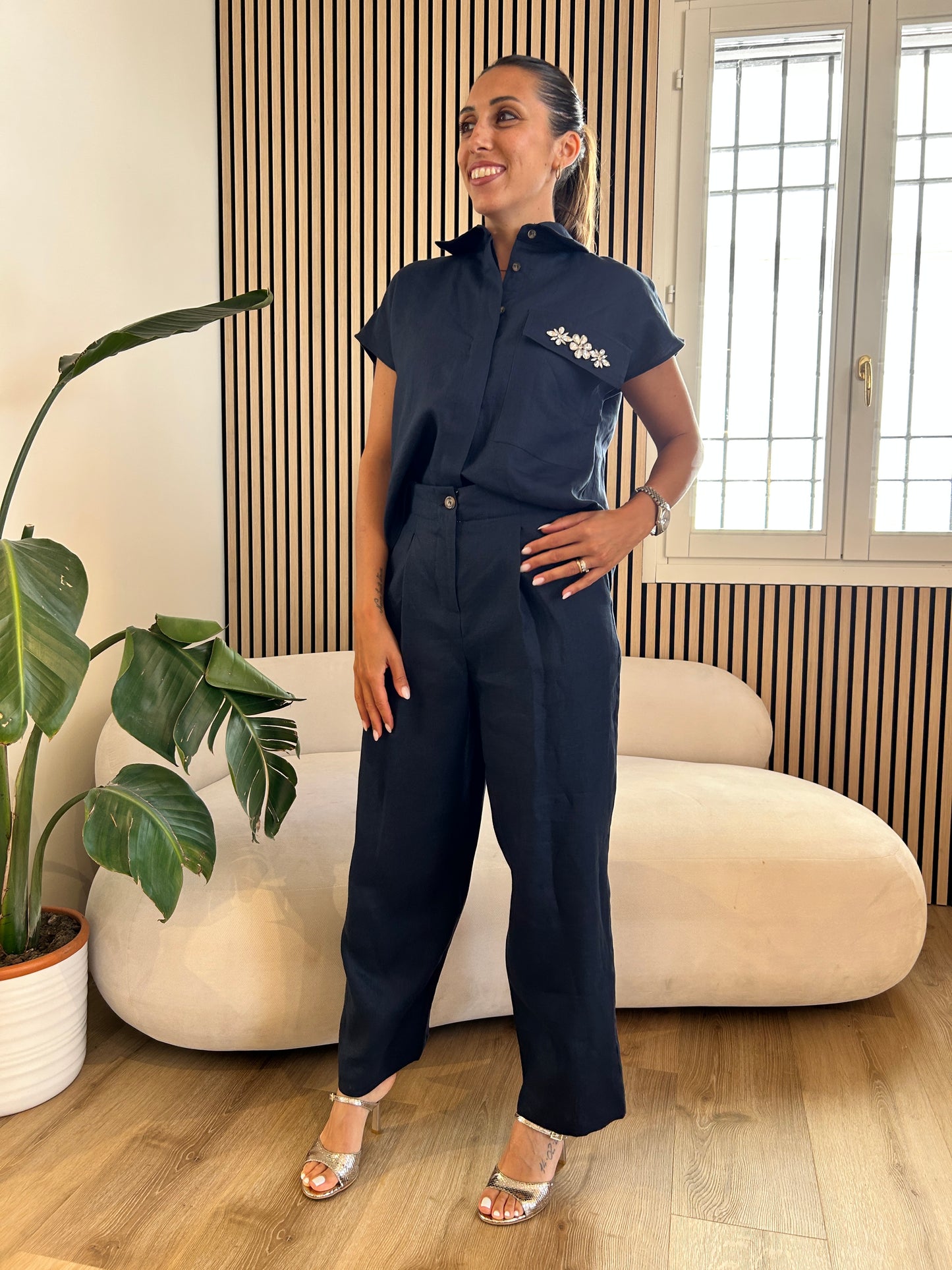 Pantalone blu