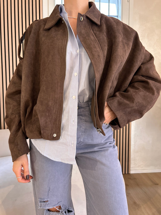 Bomber suede