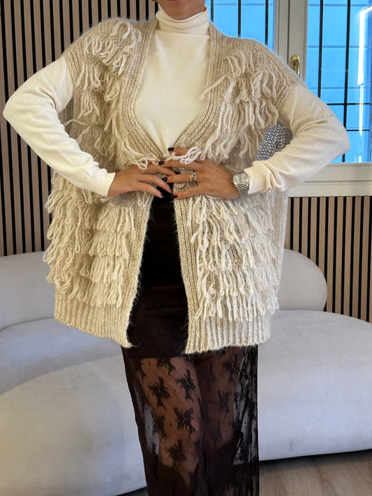 Gilet punto pannocchia